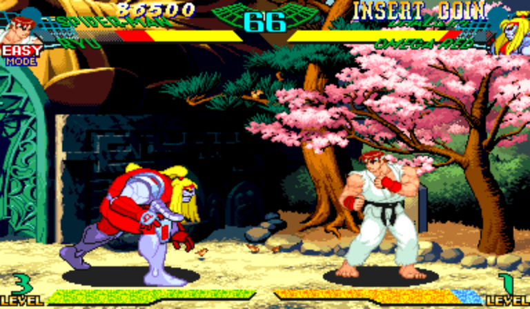 Marvel Super Heroes Vs. Street Fighter (USA 970625) Screenshot 1